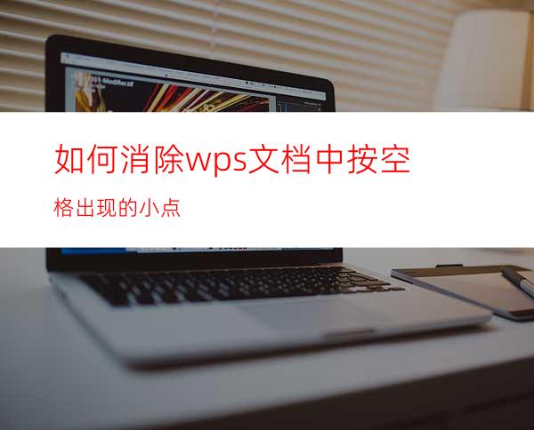 如何消除wps文档中按空格出现的小点