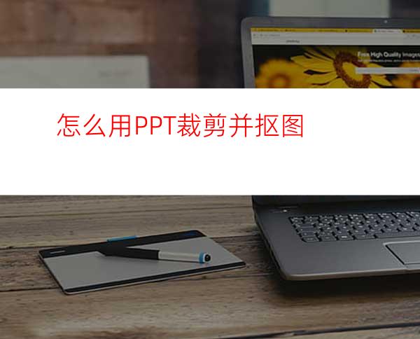 怎么用PPT裁剪并抠图