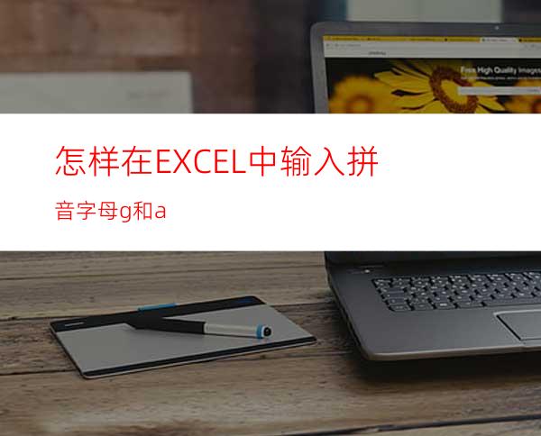 怎样在EXCEL中输入拼音字母g和a