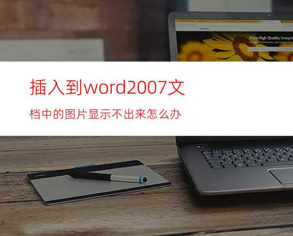 插入到word2007文档中的图片显示不出来怎么办