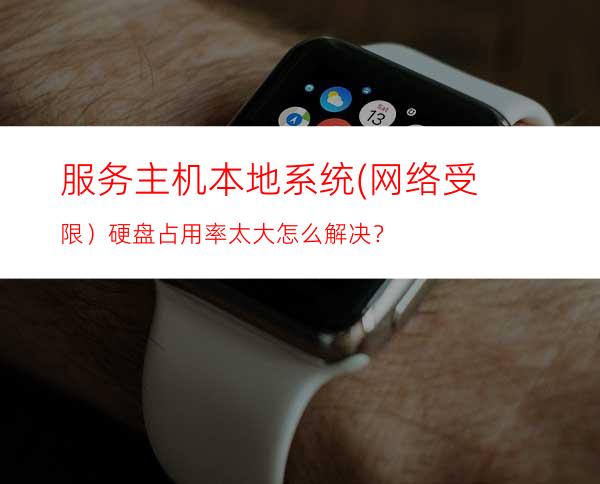 服务主机:本地系统(网络受限）硬盘占用率太大怎么解决？