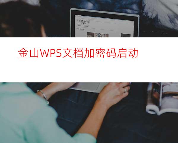 金山WPS文档加密码启动