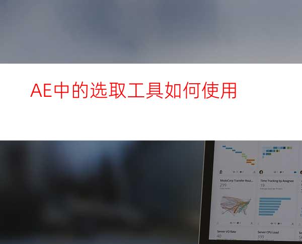 AE中的选取工具如何使用