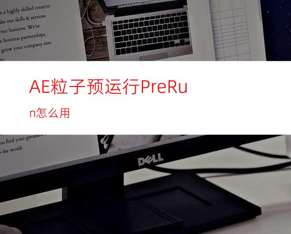 AE粒子预运行PreRun怎么用