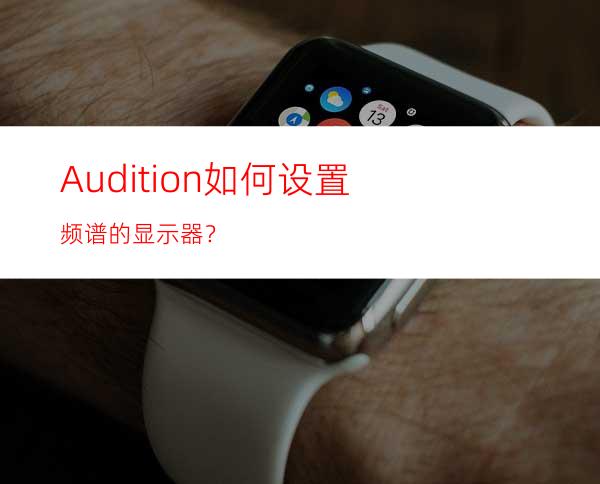 Audition如何设置频谱的显示器？