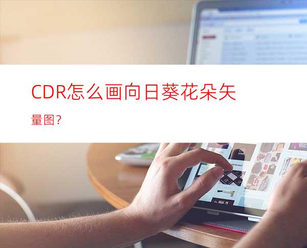 CDR怎么画向日葵花朵矢量图？