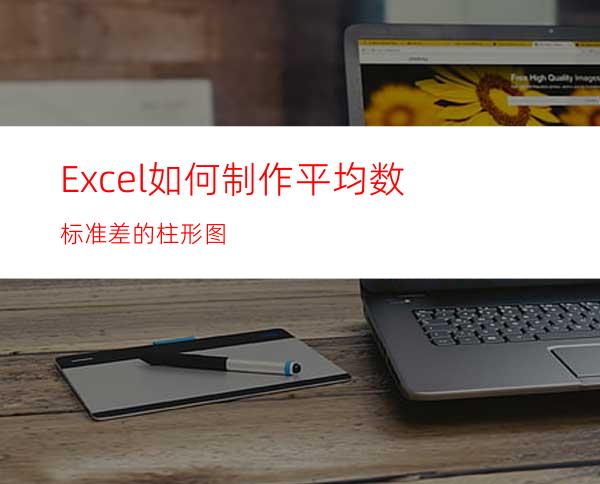 Excel如何制作平均数.标准差的柱形图