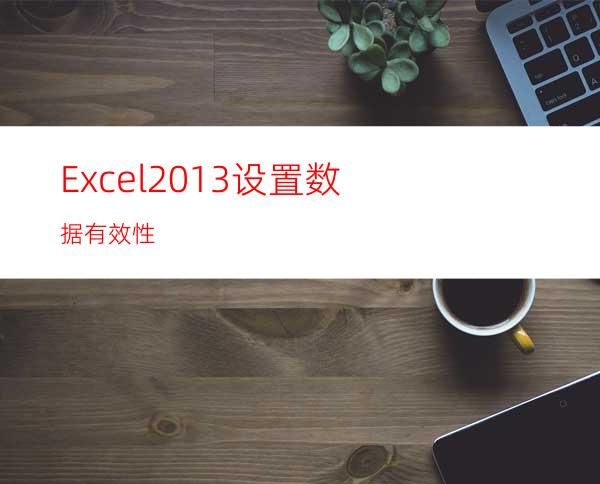 Excel2013设置数据有效性
