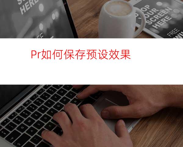 Pr如何保存预设效果