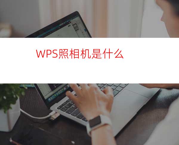 WPS照相机是什么