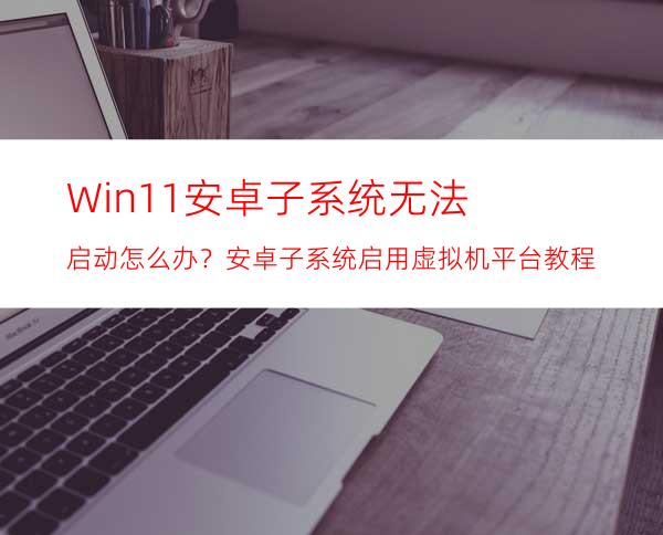 Win11安卓子系统无法启动怎么办？安卓子系统启用虚拟机平台教程