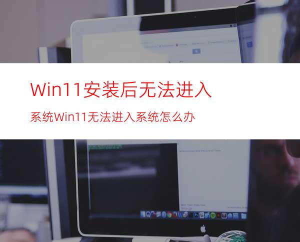 Win11安装后无法进入系统Win11无法进入系统怎么办