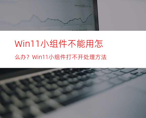 Win11小组件不能用怎么办？Win11小组件打不开处理方法