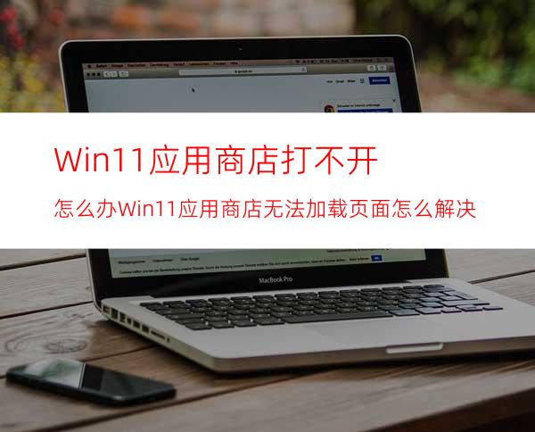 Win11应用商店打不开怎么办Win11应用商店无法加载页面怎么解决