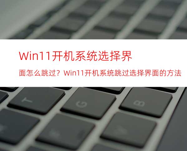 Win11开机系统选择界面怎么跳过？Win11开机系统跳过选择界面的方法