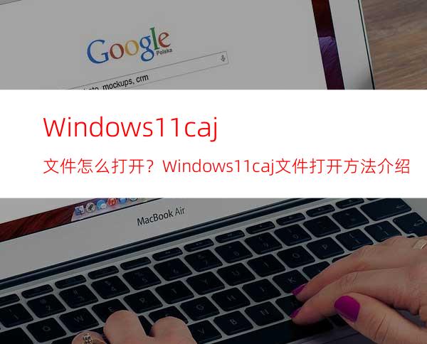 Windows11caj文件怎么打开？Windows11caj文件打开方法介绍