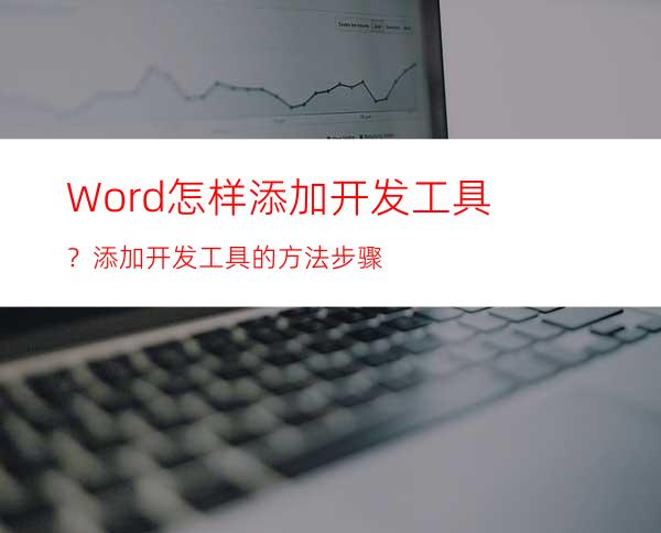 Word怎样添加开发工具？添加开发工具的方法步骤