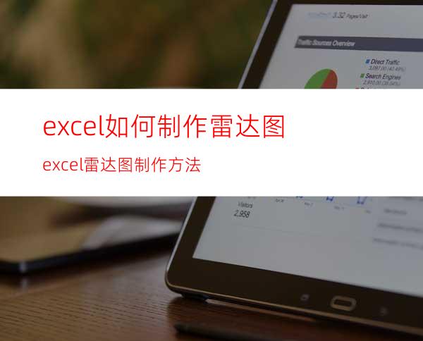 excel如何制作雷达图?excel雷达图制作方法