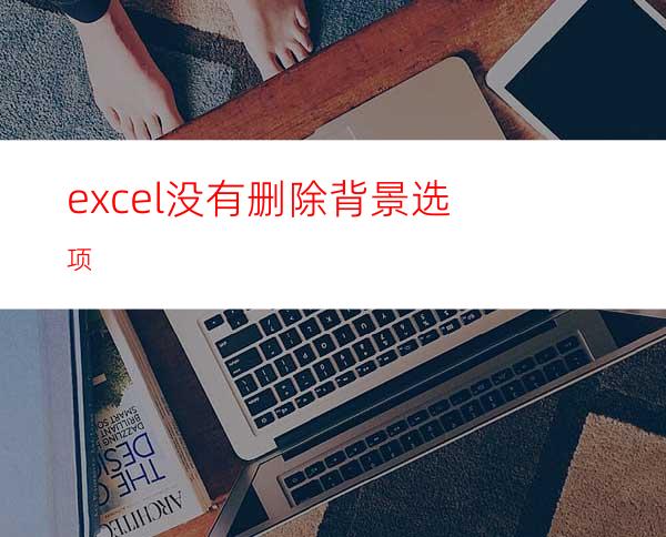 excel没有删除背景选项
