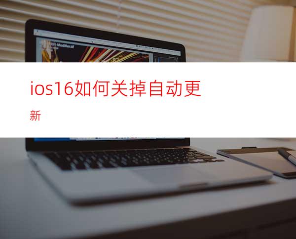 ios16如何关掉自动更新