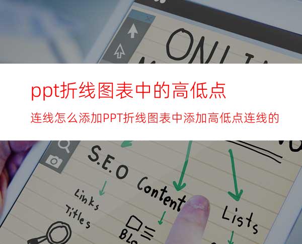 ppt折线图表中的高低点连线怎么添加PPT折线图表中添加高低点连线的教程