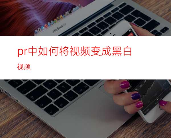 pr中如何将视频变成黑白视频