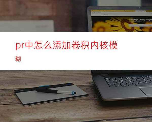 pr中怎么添加卷积内核模糊