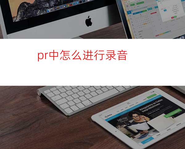 pr中怎么进行录音