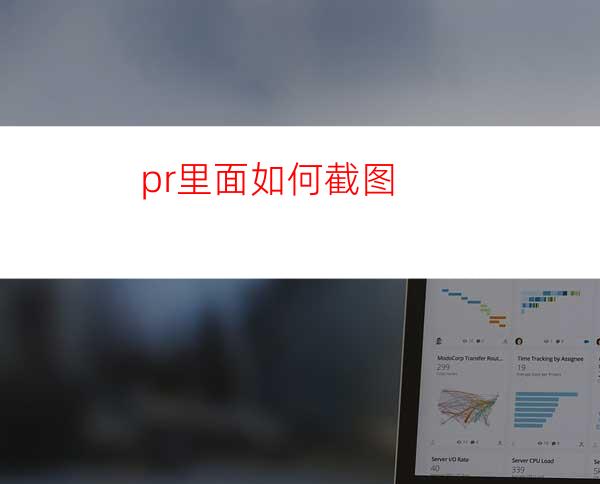 pr里面如何截图