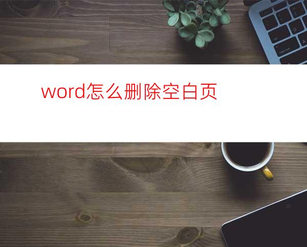 word怎么删除空白页