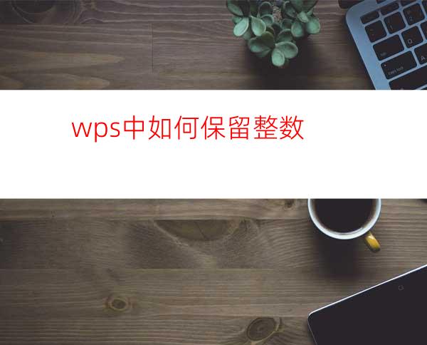 wps中如何保留整数